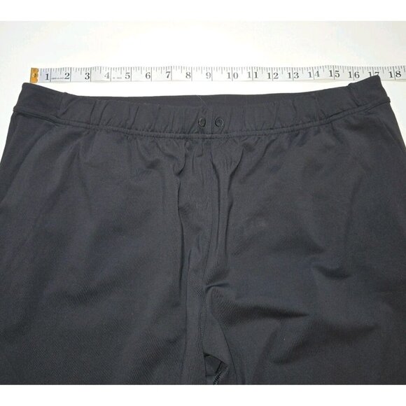 Lululemon On The Fly Pants Black Womens Size 12 Front Back Pockets Missing Draws - Picture 2 of 8